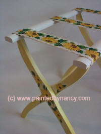 Hand Painted Luggage Rack